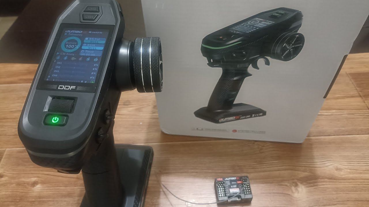 Новая аппаратура от Dumbo RC DDF-350 X10F, 10 каналов. смотреть онлайн
