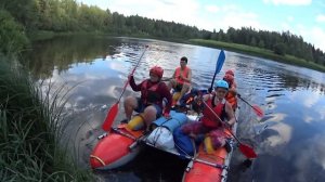Река Мста, водный поход в июне