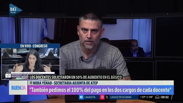 El Frente de Unidad Docente solicito un 50% de aumento al Gobierno смотреть онлайн