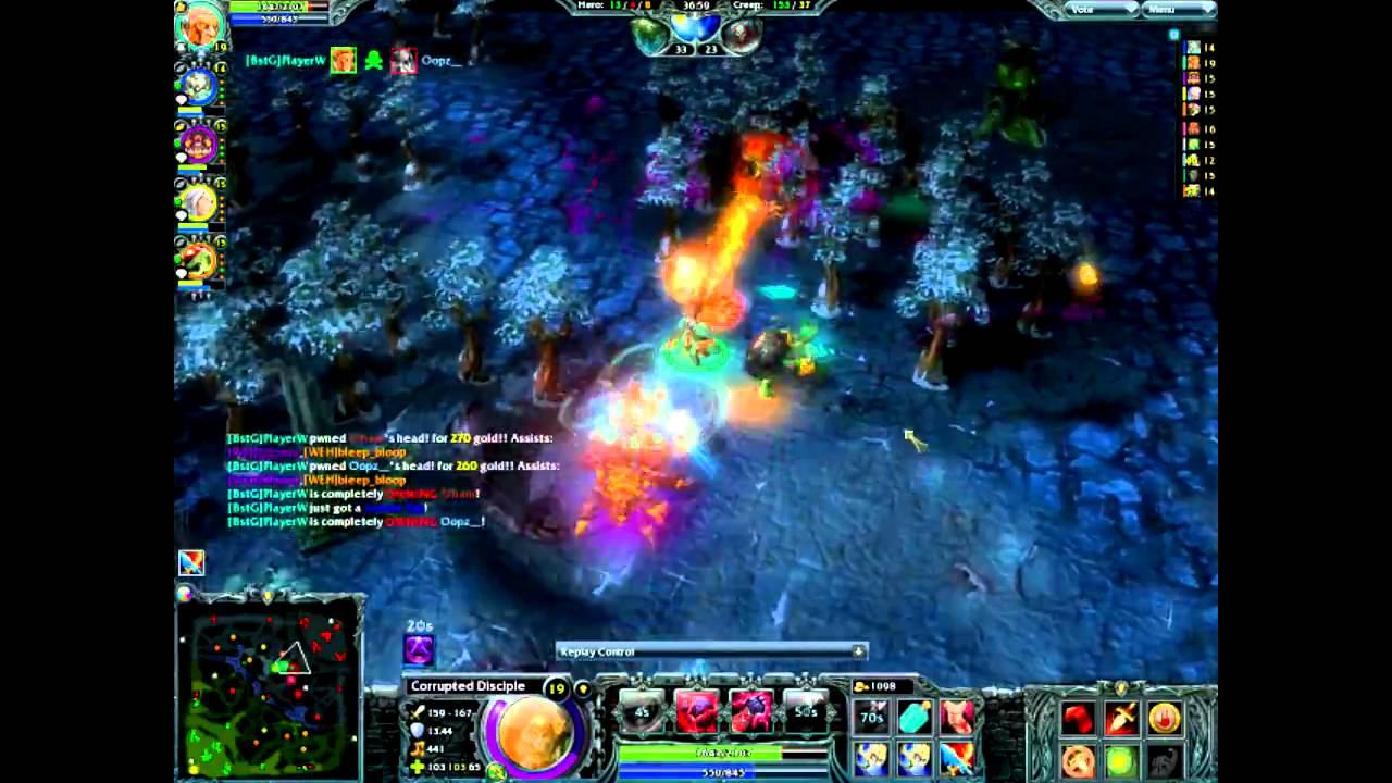 Heroes of Newerth Corrupted Disciple Annihilation смотреть онлайн