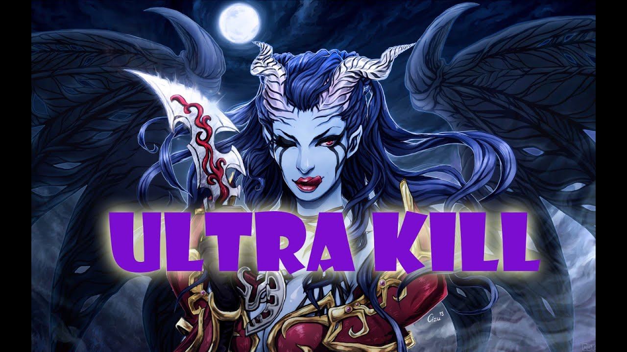Dota 2.Queen of Pain Ultra Kill | 1080HD смотреть онлайн