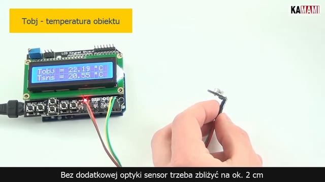 [PRZYKŁAD] Termometr bezdotykowy (pirometr) z modułem modMLX906 (GY-906) w Arduino смотреть онлайн