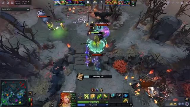 DOTA 2 : 23 KILLS WITH ENCHANTRESS смотреть онлайн