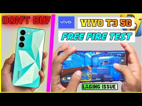 VIVO T3 5G FREE FIRE TEST || vivo t3 5g free fire gameplay + Battery Drain Test. (Unboxing) смотреть онлайн