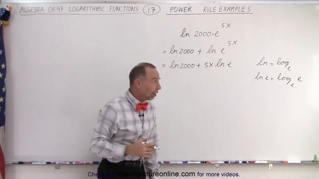 Algebra Ch 47: Logarithmic Functions (17 of 26) Examples Using the Power Rule смотреть онлайн