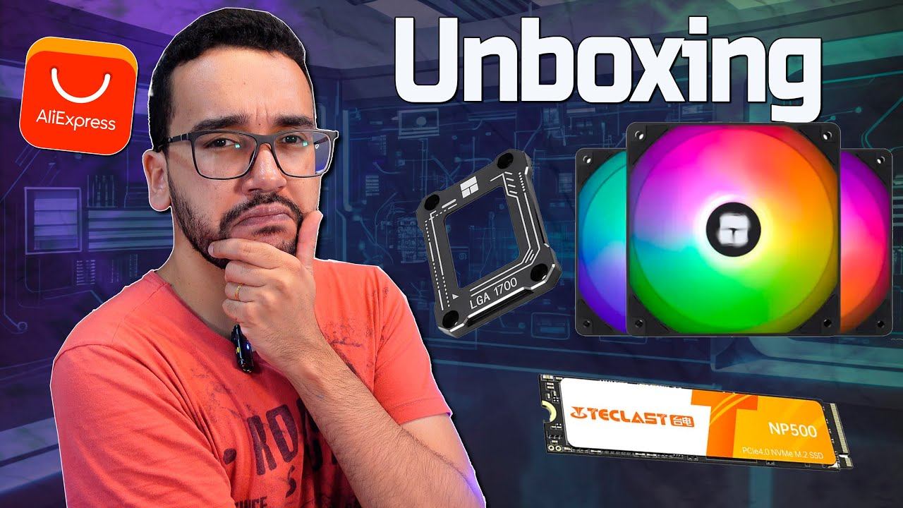AO VIVO! Unboxing AliExpress FAN Thermalright + BASE par LGA 1700 + NVME TECLAST смотреть онлайн