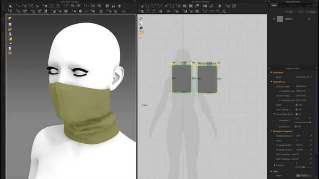 Marvelous Designer 10 - How To Create A Neck Gaiter смотреть онлайн