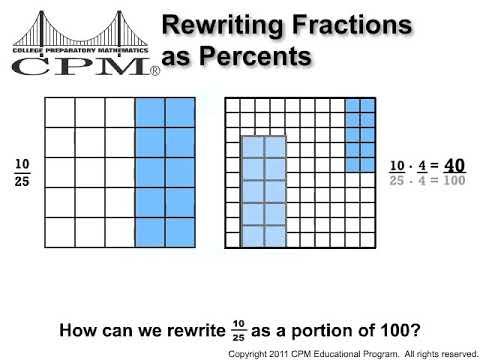 Rewriting Fractions as Percent смотреть онлайн