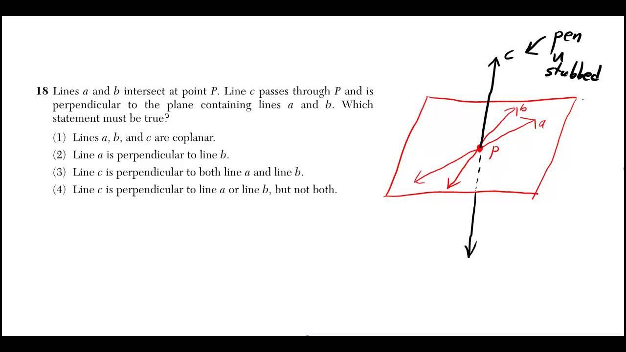 #18 Geometry Regents August 2012 смотреть онлайн