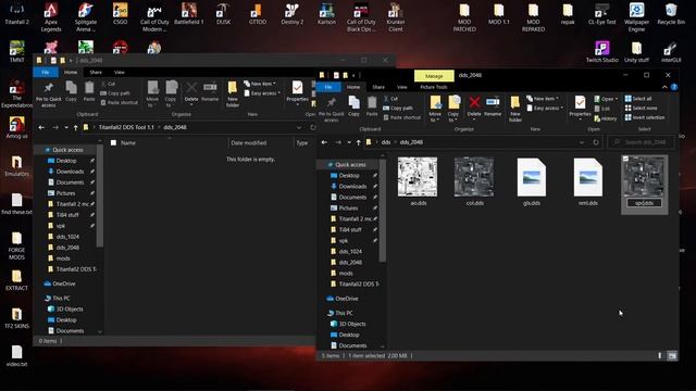 How to apply .dds skins in Titanfall 2 смотреть онлайн