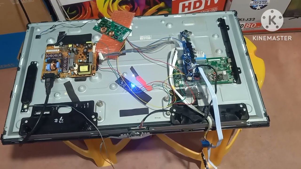 LG LED TV Universal board change in Tamil | Universal board backlight Drive change Tamil смотреть онлайн