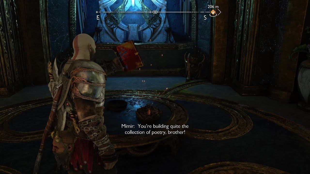 God Of War Ragnarok Kvasir's Poems Spirits Within Walls Artifact Temple of Light Alfheim смотреть онлайн