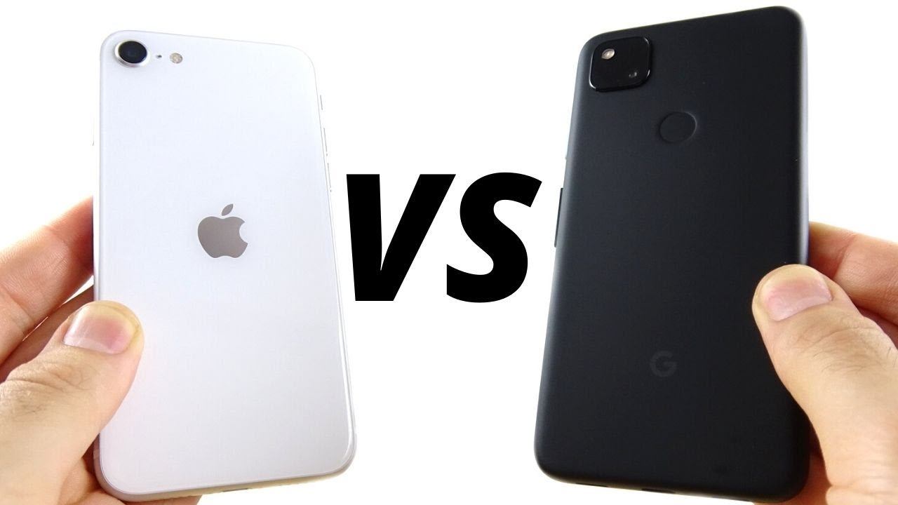 iPhone SE 2020 vs Google Pixel 4a Full Comparison! смотреть онлайн