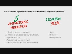 Стресс. Что делать?
Как повысить стрессоустойчивость и защититься от негативного влияния стресса?