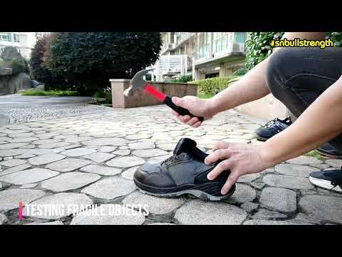 Snbullstrength -SANNENG safety shoes outdoor test смотреть онлайн