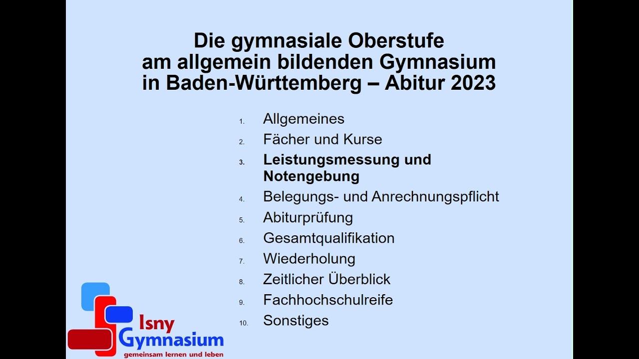 Information zur Kurswahl für Klasse 10 (Abitur 2023) смотреть онлайн