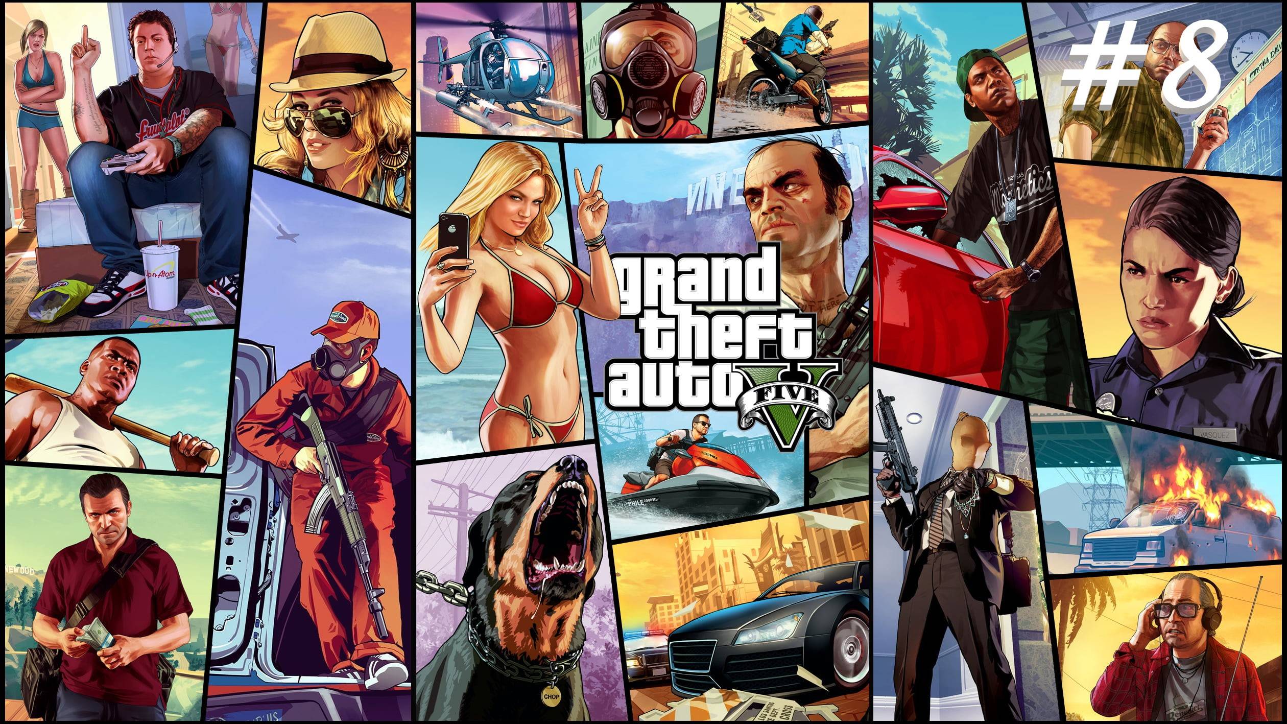 Прохождение Grand Theft Auto V. Часть 8. Запись стрима.