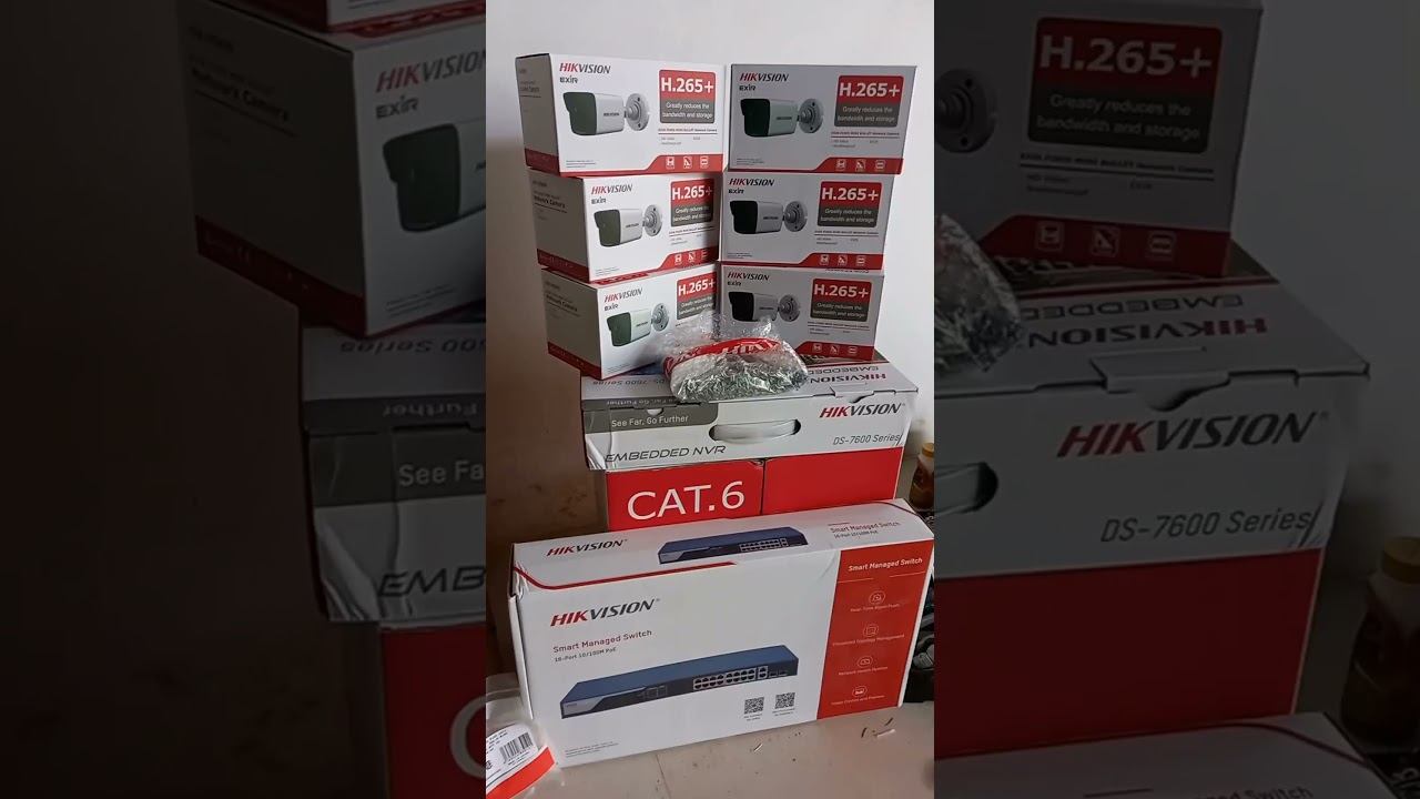 Proses Instalasi Kamera CCTV ip 2 Megha Pixel, NVR 16 Chanel, POE 16 Port. Mantul Ahlinya CCTV смотреть онлайн