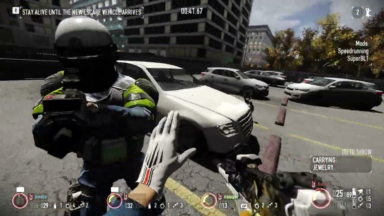 Payday 2 Speedrun: Escape: Park 4Player Any% 3:10 смотреть онлайн