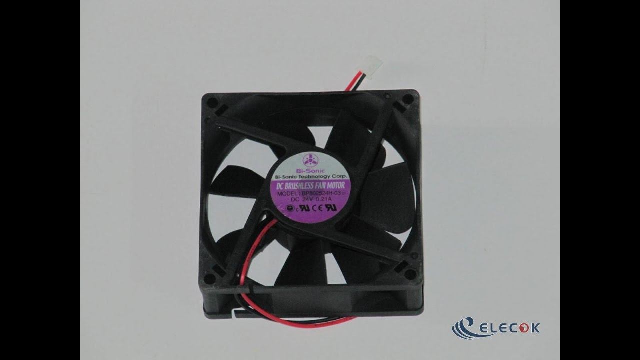 BP802524H-03 24V 0.21A 2wires Cooling Fan refurbished смотреть онлайн