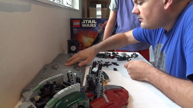 LEGO UCS Slave I (#75060) Family Build смотреть онлайн
