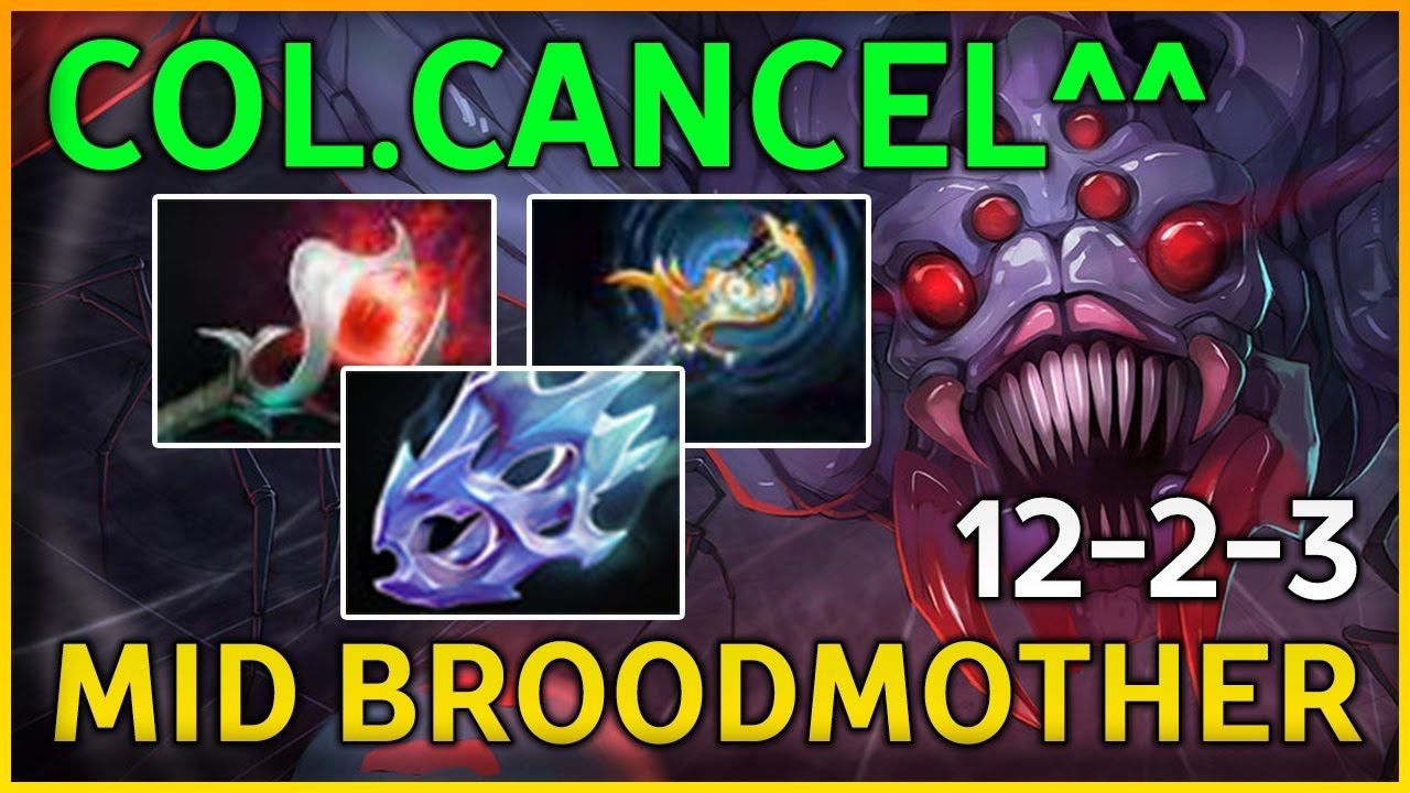 CanceL - 8K Mid Broodmother | Dota 2 VOD Full Game Pro Guide Gameplay смотреть онлайн