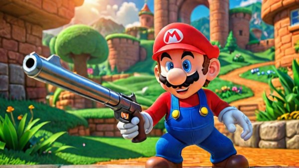 МАРИО ПОЛУЧИЛ РУЖЬЁ В SUPER MARIO 64 - ХОРОШАЯ ЭТА ИДЕЯ?