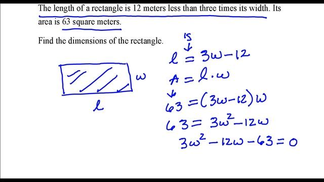 Find the dimensions of a rectangle. смотреть онлайн