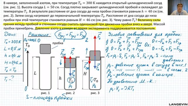 Задача с развернутым ответом (30 #3). МФ. Термодинамика смотреть онлайн