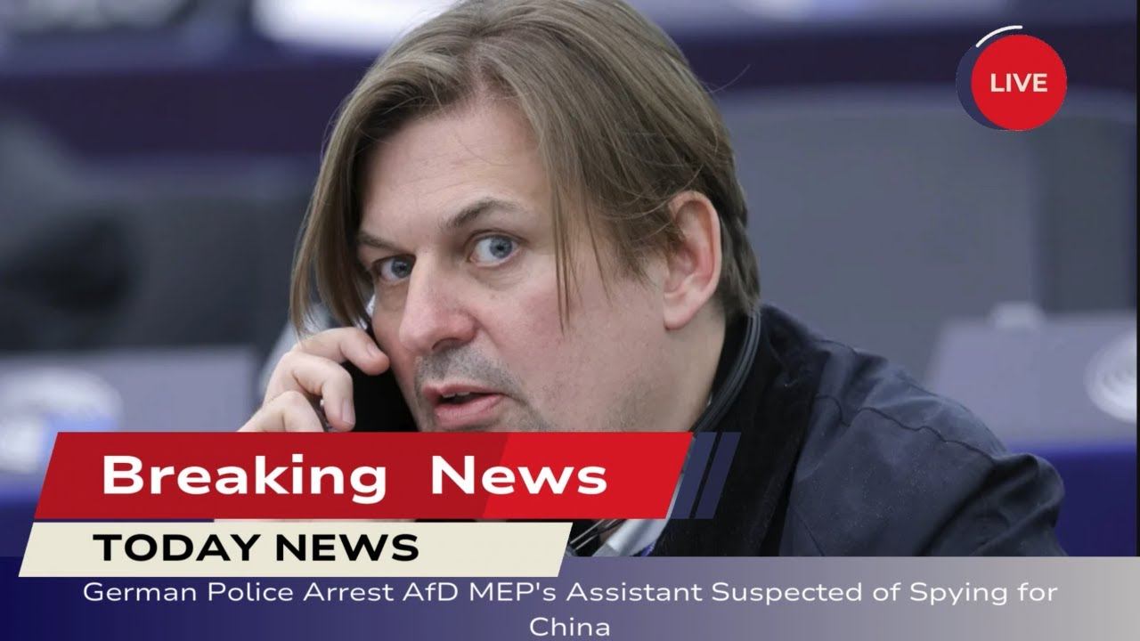 🛑 German Police Arrest AfD MEP's Assistant Suspected of Spying for China смотреть онлайн