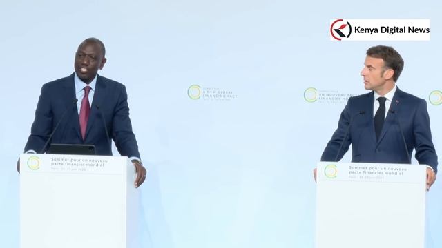 THIS MAN!! PRESIDENT RUTO SHINES AT A JOINT PRESS BRIEFING IN PARIS, FRANCE!! смотреть онлайн