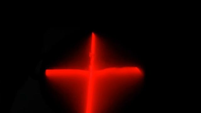 Cross laser on water mist смотреть онлайн