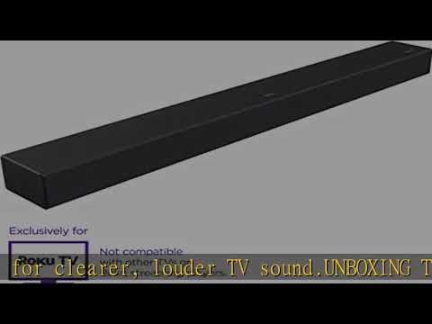 TCL Alto R1 Wireless 2.0 Channel Sound Bar for Roku TV, Bluetooth – TSR1-NA 31.5-inch, Black смотреть онлайн