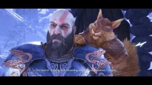 God Of War Ragnarok : Kratos meet real ratatoskr