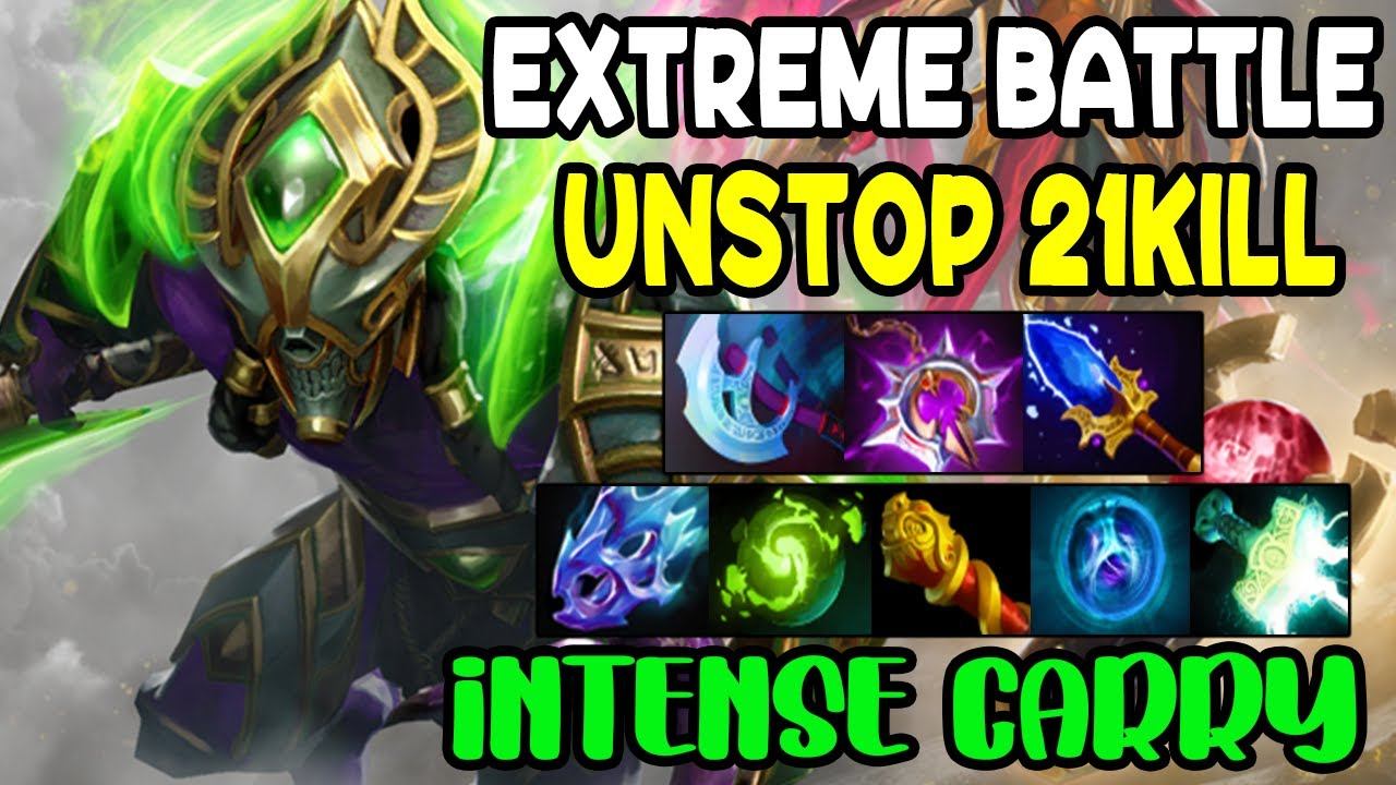 EXTREME BATTLE - UNSTOPPALBE 21 KILL FACELESS VOID - DOTA 2 GAMEPLAY смотреть онлайн
