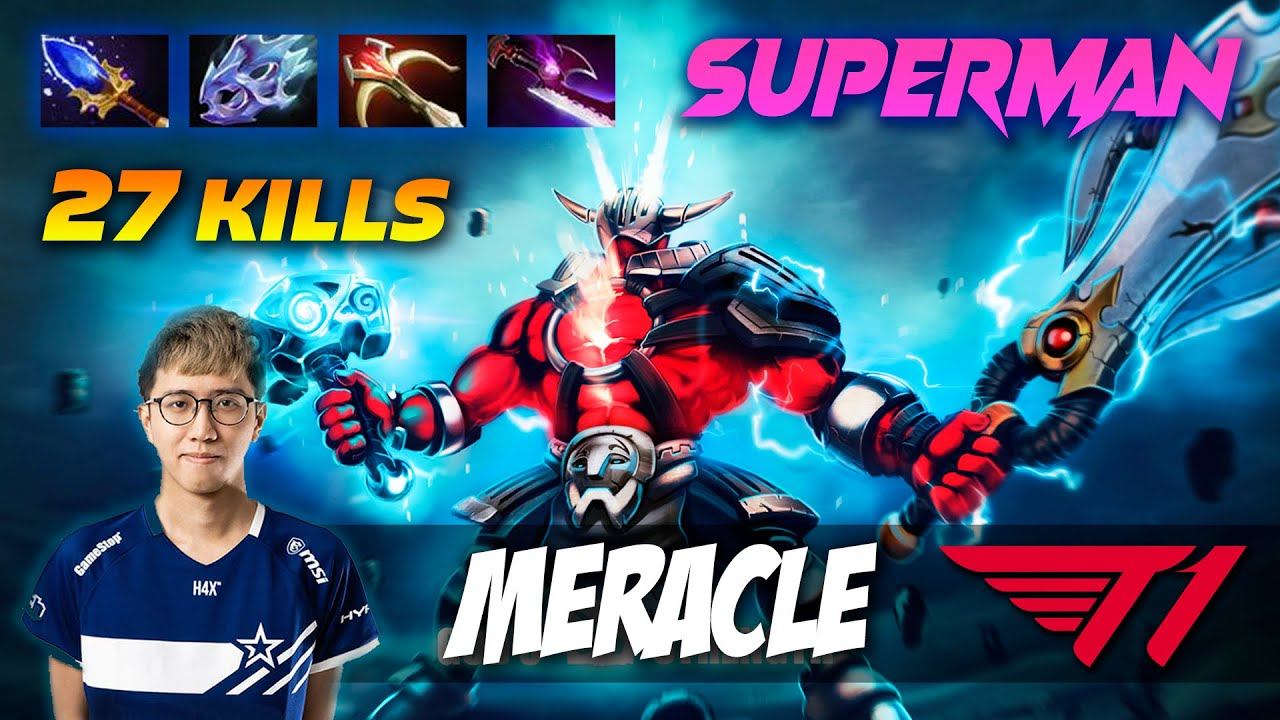 Meracle 27 KILLS Superman Sven - Dota 2 Pro Gameplay [Watch & Learn] смотреть онлайн