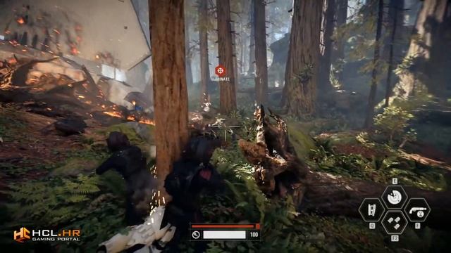 SPAŠAVAM KOLEGE U ŠUMI - Star Wars Battlefront 2 (EP2) смотреть онлайн