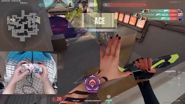 Two sheriff aces in ONE GAME?? (Valorant on Controller) смотреть онлайн