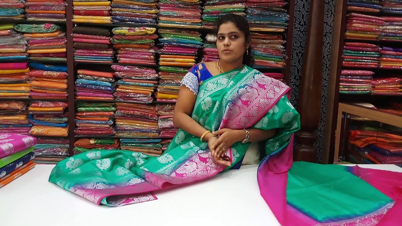 #Episode 413 Part 2 Jute Silver Butte Sarees - 1377/- only PRAGNYA SAREES | Ph:9440069949 смотреть онлайн