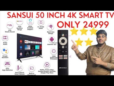 sansui 50 inch 4k smart tv | sansui jsw50asuhd review | sansui 50 inch 4k smart tv unboxing смотреть онлайн