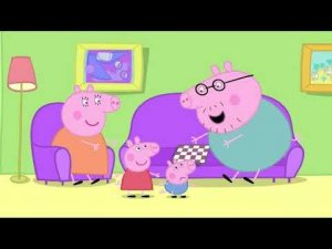 Французский язык по мультфильмам с субтитрами (FR - RUS) Peppa Pig. A la Recherche de Mr. Dinosaure