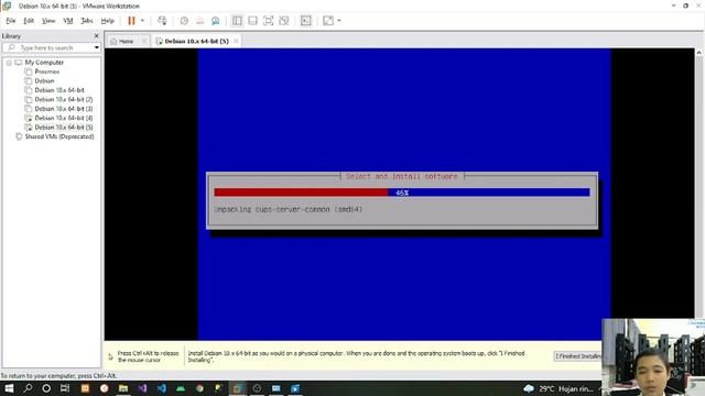 #1 instalasi Debian 10 (CLI) + konfigurasi IP Address смотреть онлайн