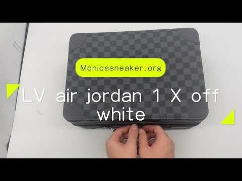 LV air jordan 1 X off white from monicasneaker.org смотреть онлайн