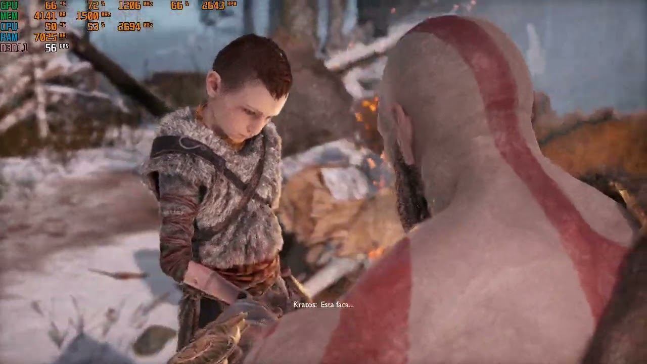 God of War 2018 - teste no Xeon E5 2620 v3 + RX 580 GB смотреть онлайн