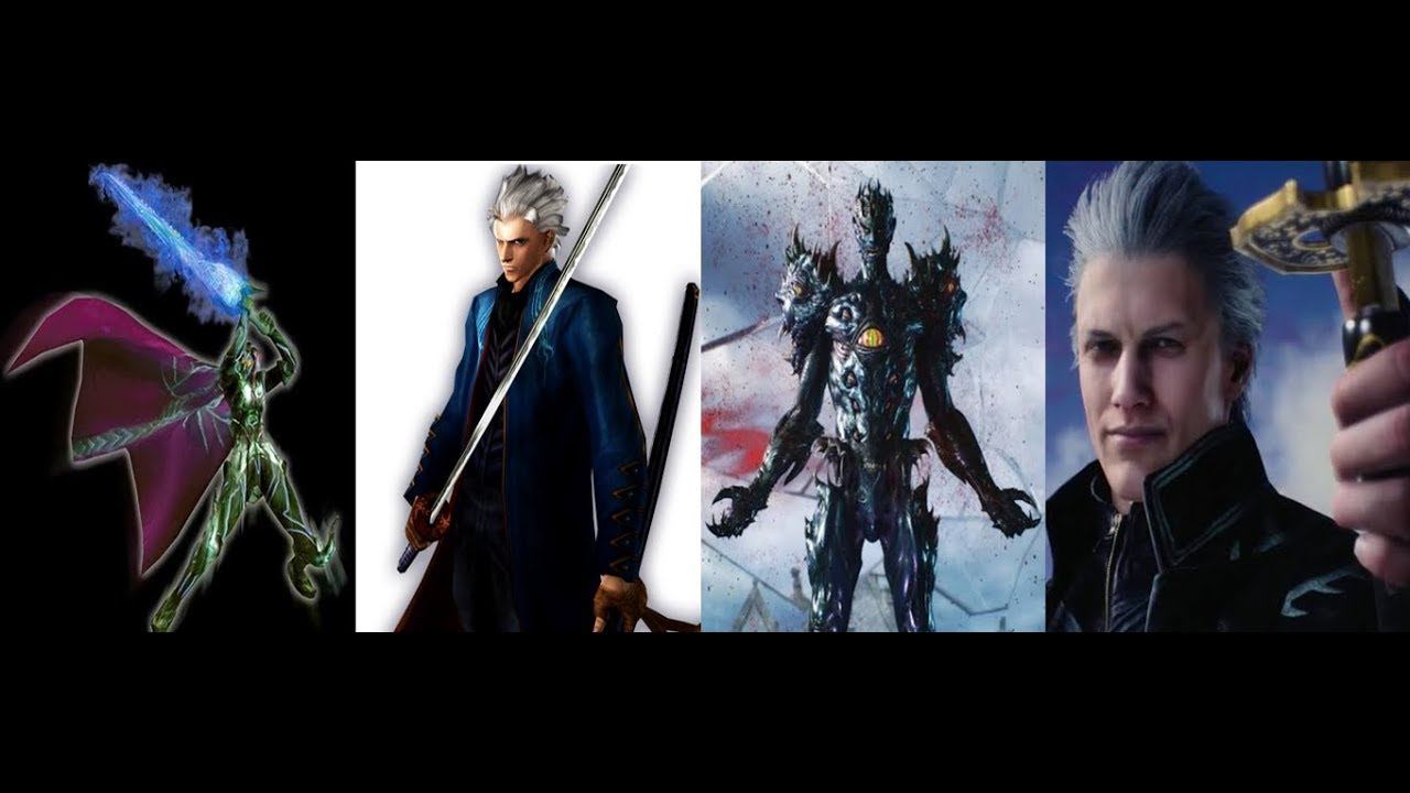 Dante vs Vergil - All Boss Fights ( Devil May Cry 1,3,5- Dante Must Die! Difficulty) смотреть онлайн