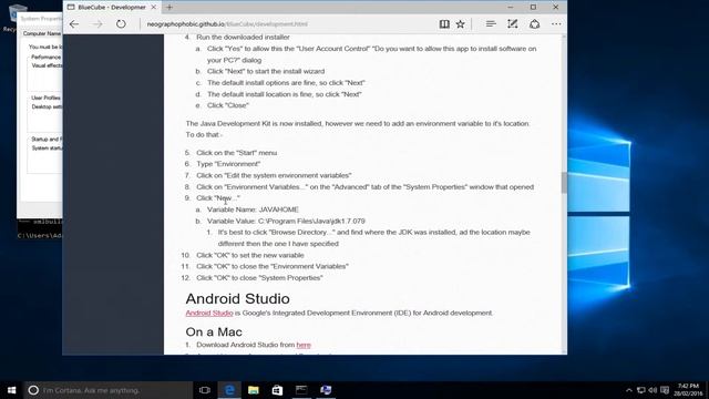 BlueCube Windows Development Environment Setup смотреть онлайн