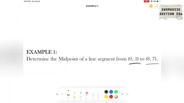 Rectangular Coordinates Part 2 (Midpoint of Line Segment) - ENSMAG13E Section E06 смотреть онлайн