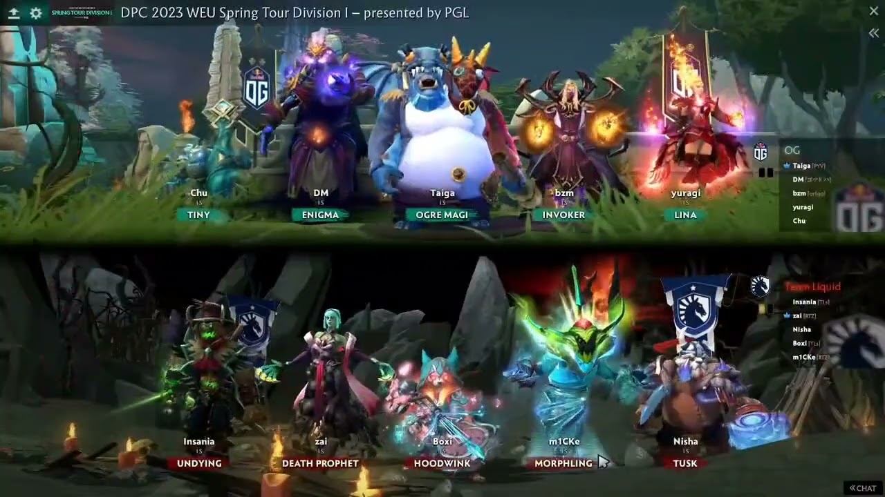OG vs Team Liquid - DPC WEU Spring Div 1 2023 Dota 2 смотреть онлайн