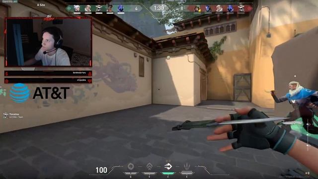 100T BANG PLAYS AS JETT ON HAVEN MAP! [ VALORANT PRO REPLAYS ] смотреть онлайн