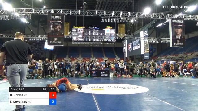 94 Lbs Cons 16 2 Haley Robles Missouri Vs Laura DeVenney Missouri